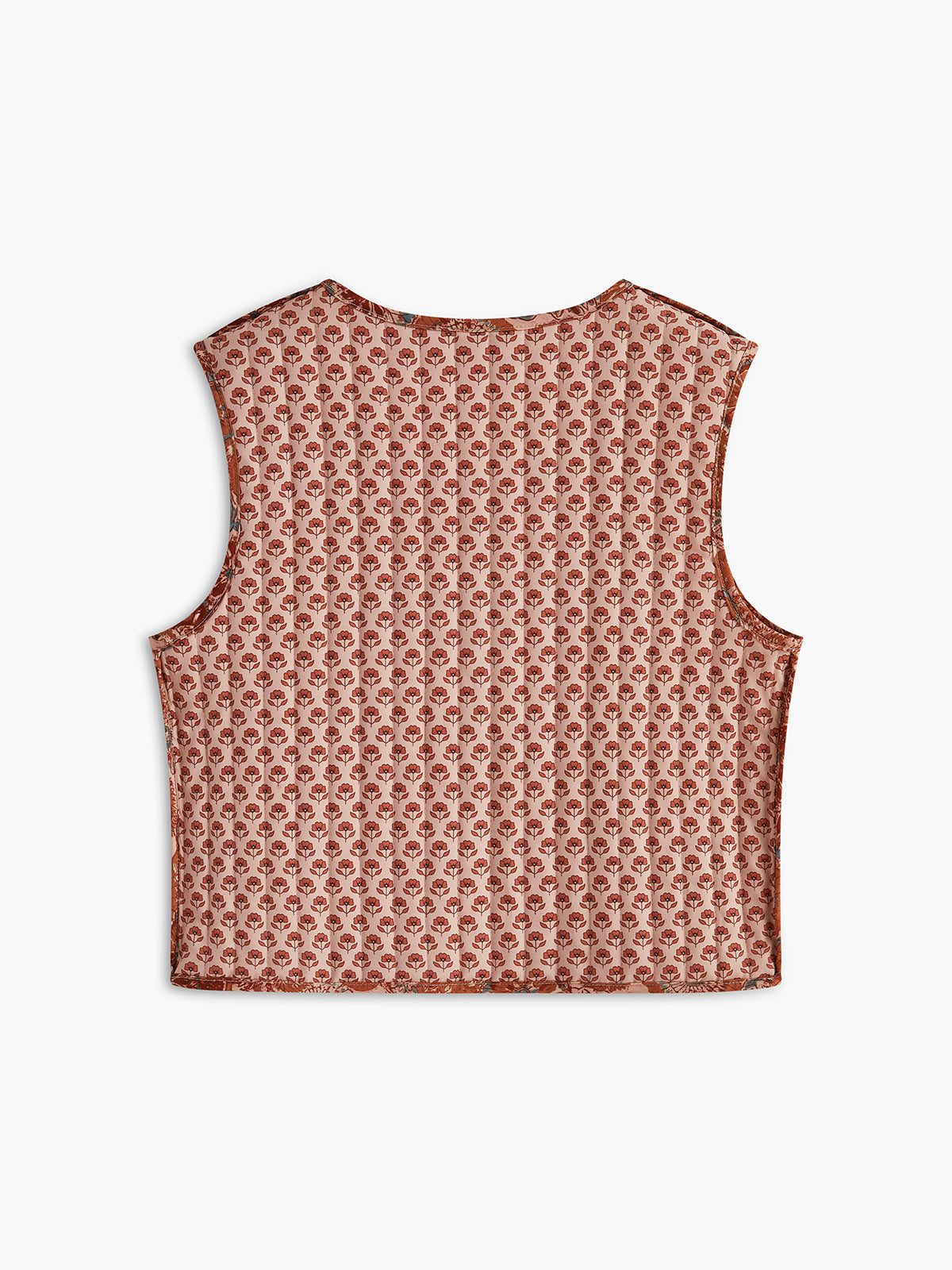 Bohem Çift Taraflı Kravatlı Yelek