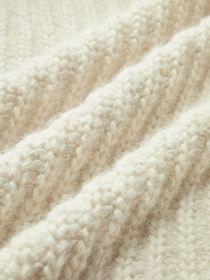 Kontrast Bağlamalı V Yaka Cepli Hırka