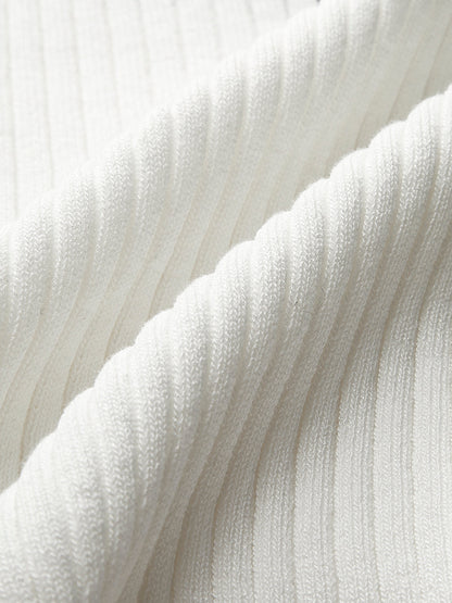 Kontrast Kesim Fiyonklu Kırpılmış Kazak Yelek