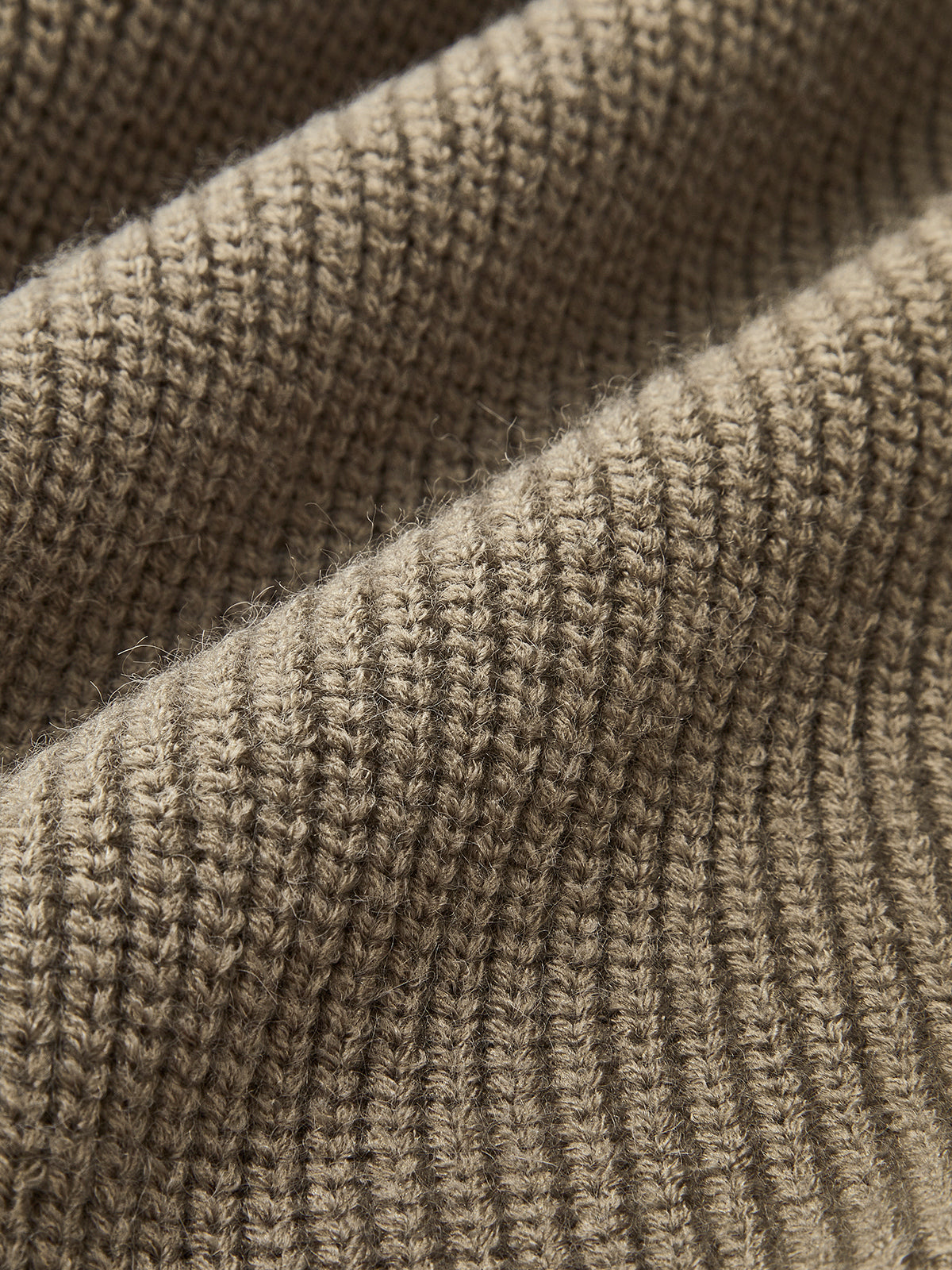 V Yakalı Kapaklı Cepli Panel Örgü Dış Giyim