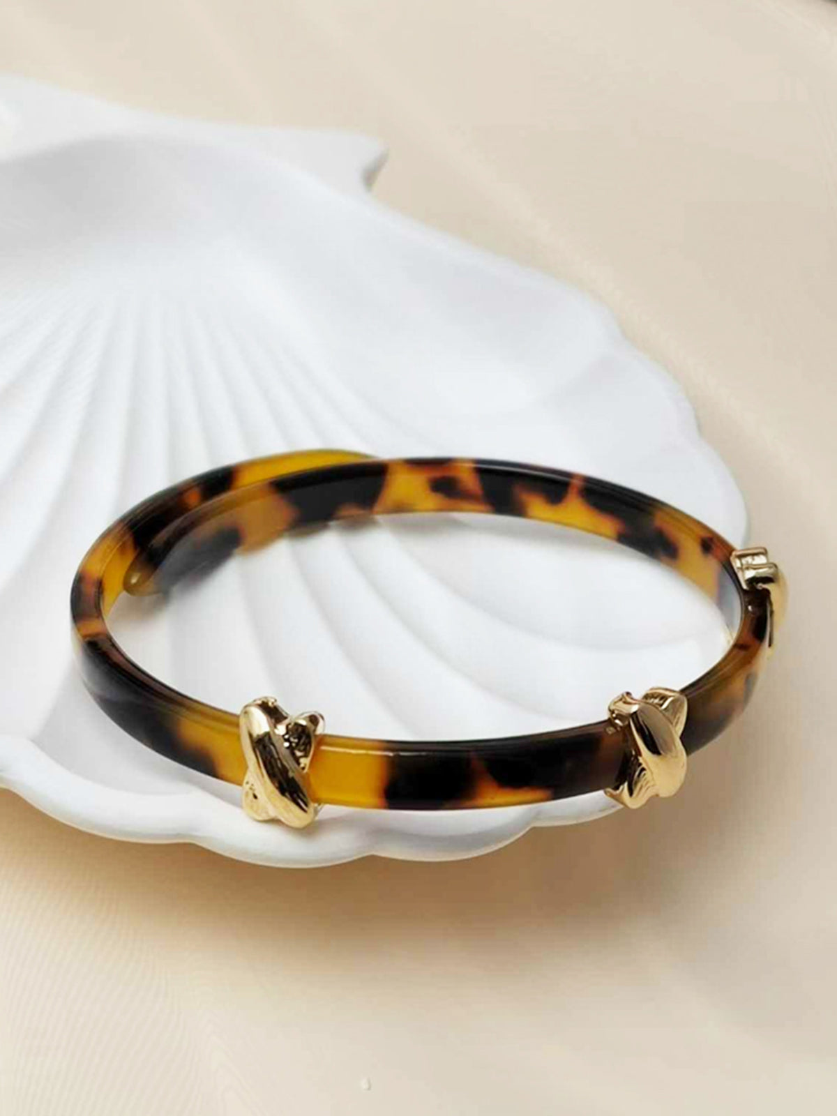 Akrilik Kehribar Bileklik