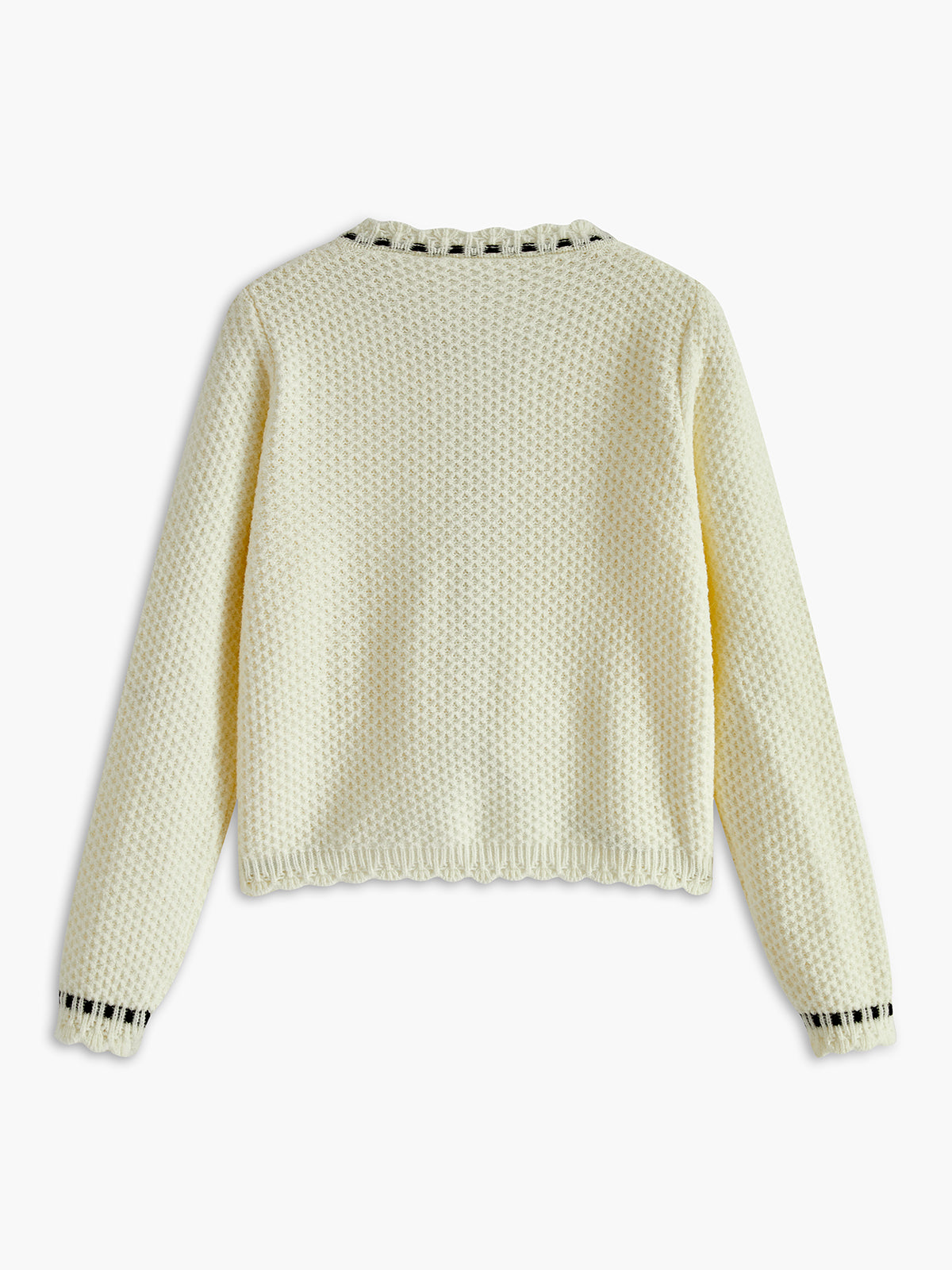 Zarif Dalgalı Kesim Hırka