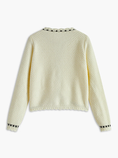 Zarif Dalgalı Kesim Hırka