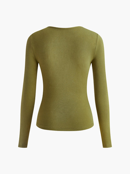 Yırtmaçlı Düğmeli Balık Kuyruğu Etek Takımı