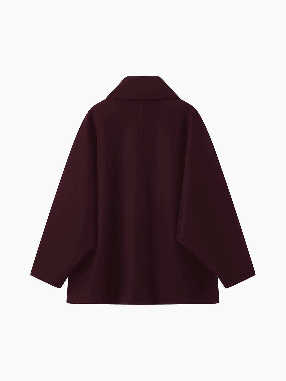 Düz Büyük Boy Cepli Düğmeli Mont