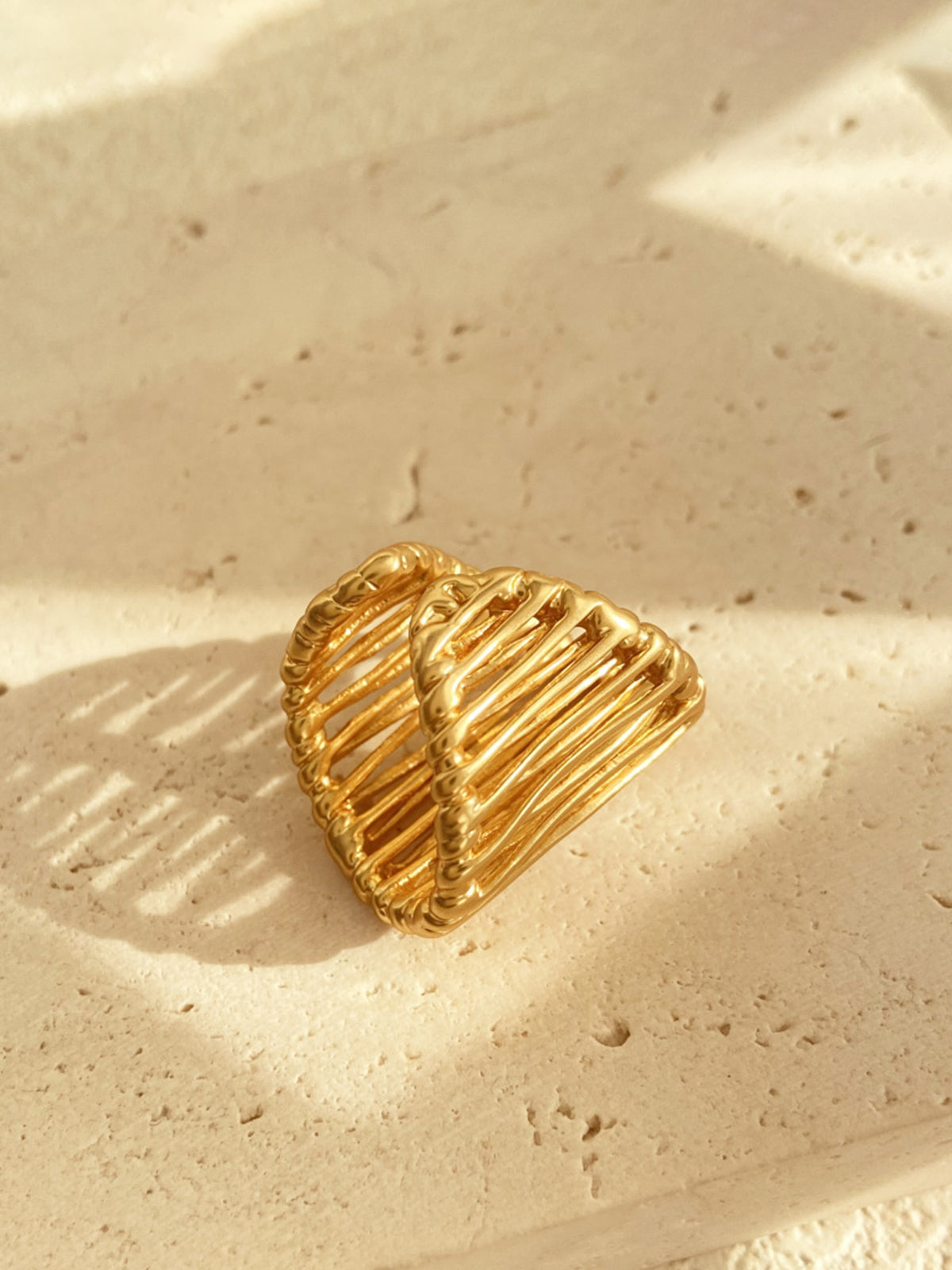 C Şeklinde Altın Çit Açık Halka