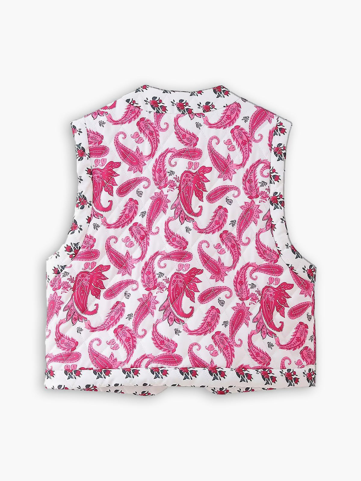 Bohem Baskılı Sıcak Yelek