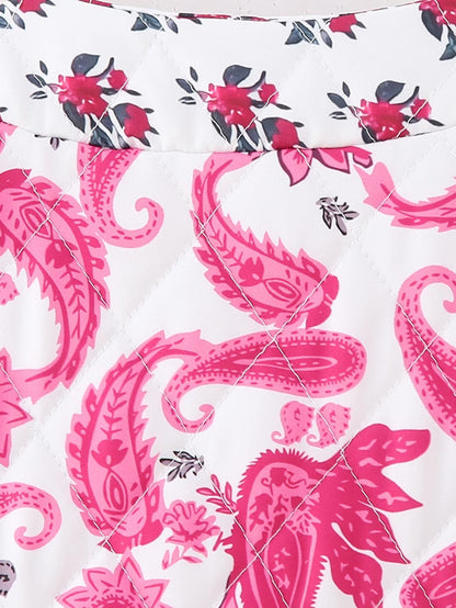 Bohem Baskılı Sıcak Yelek