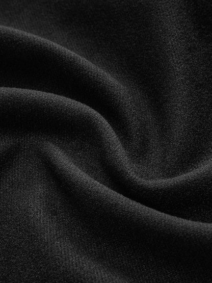 Düz Büyük Boy Cepli Düğmeli Mont