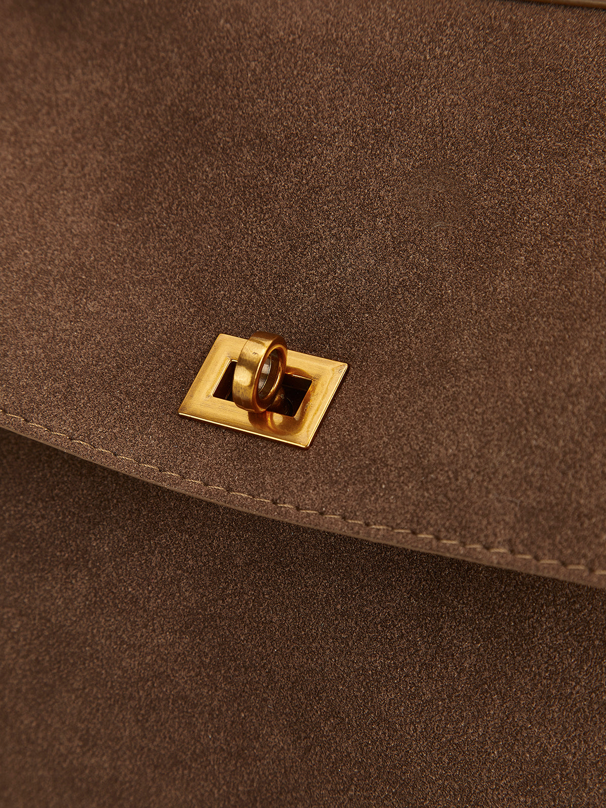 Kullanışlı Büyük Kapasiteli Kapaklı Omuz Çantası