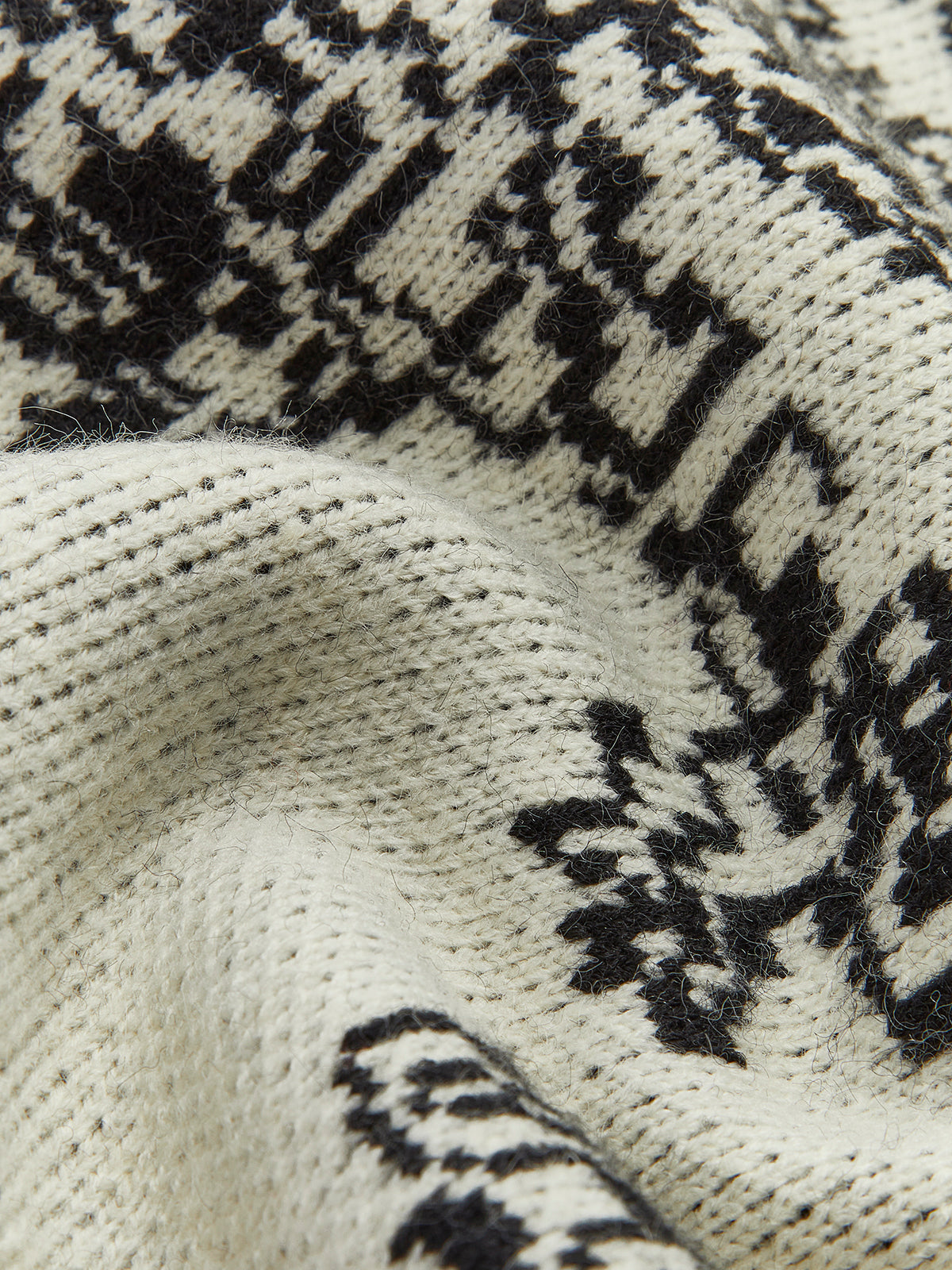 Vintage V Yakalı Yumuşak Örgü Dış Giyim