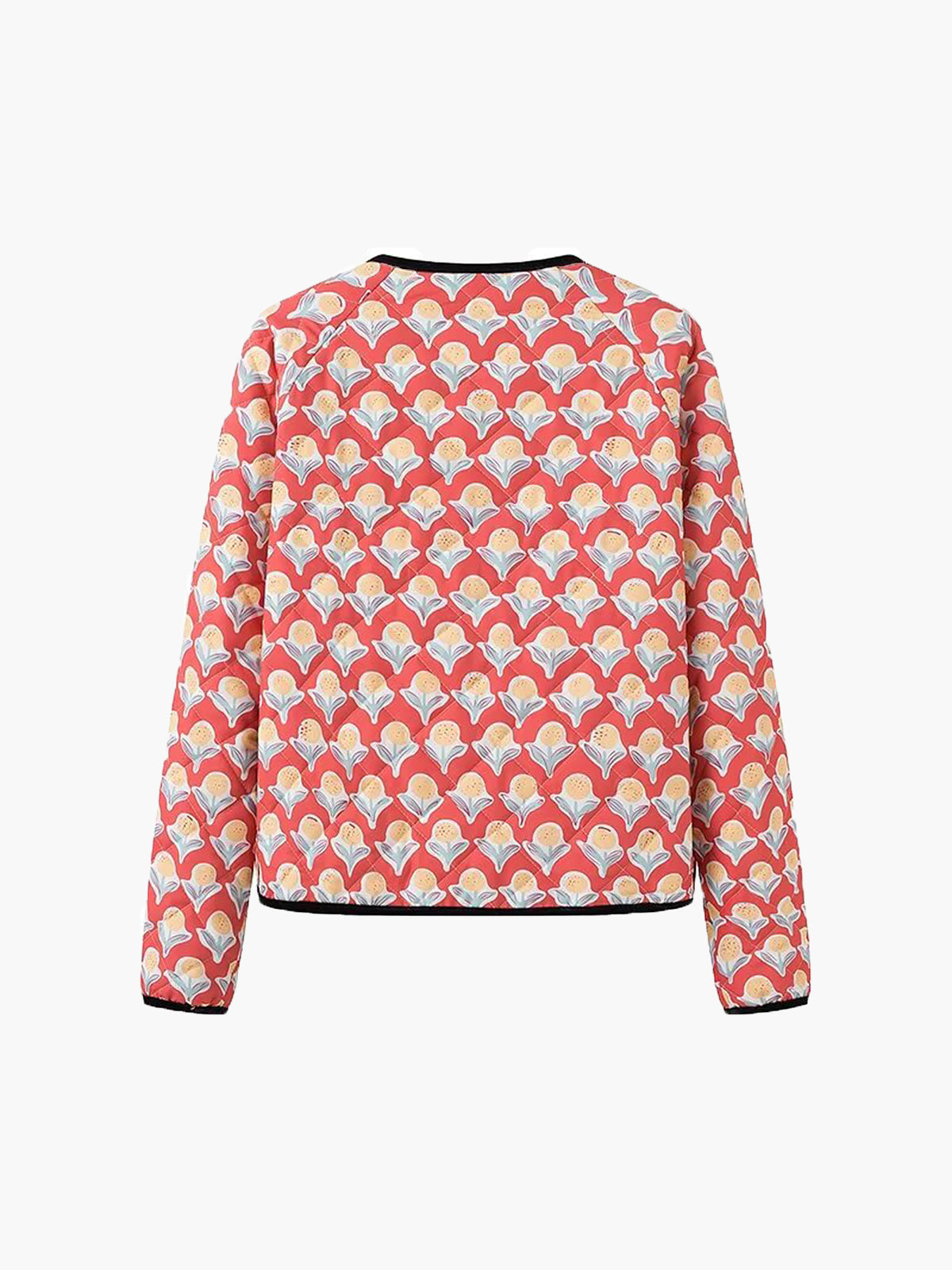 Kontrast Şeritli Bağcıklı Ceket