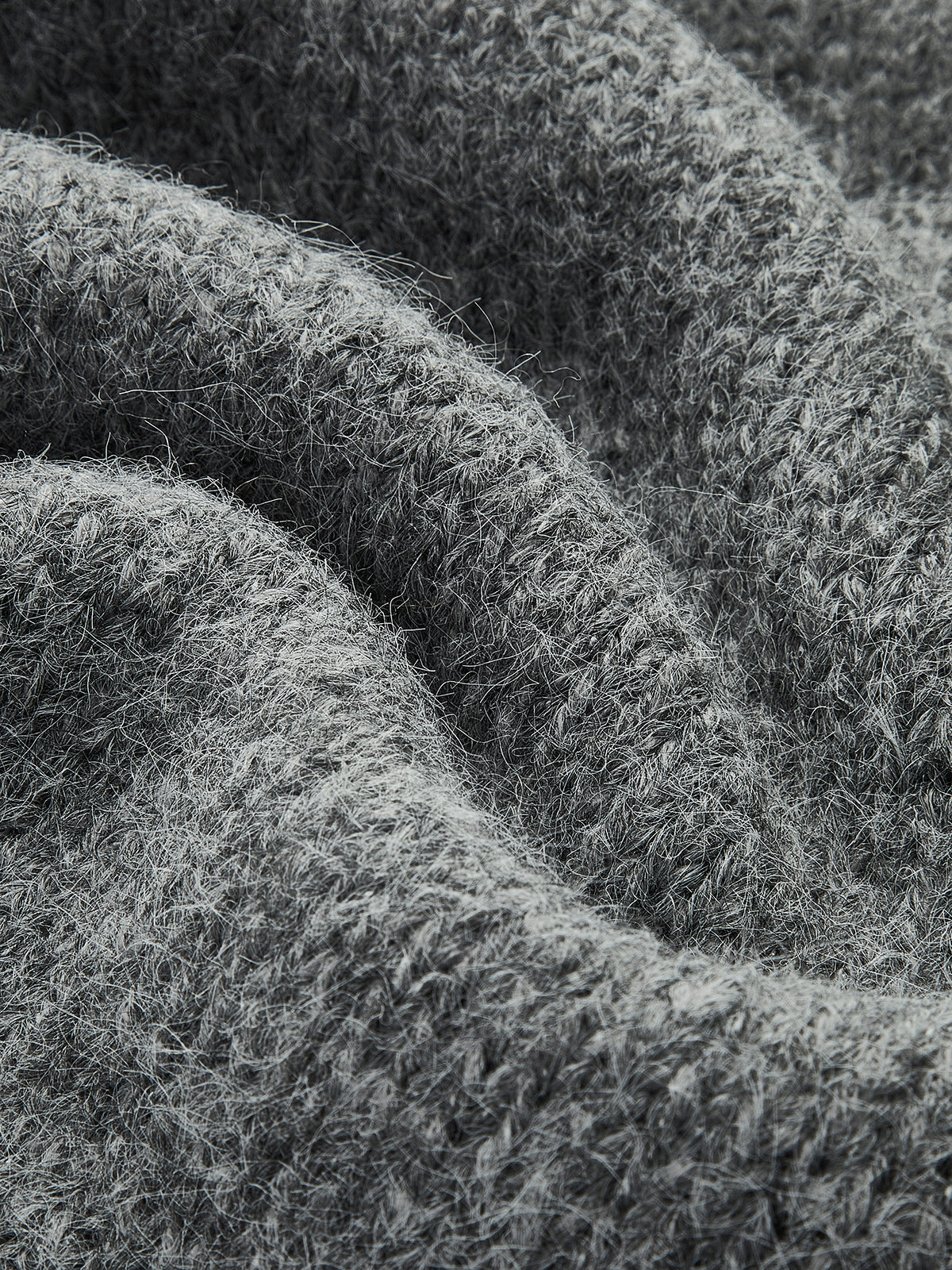 V Yaka Panel Cepli Örme Dış Giyim