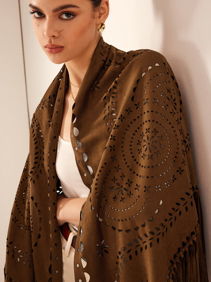 Boheme Hollow Püskül Şal