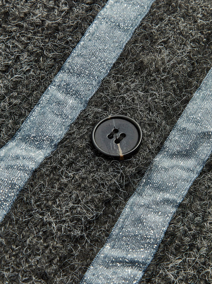 Kabartmalı Rahat Panel Hırka