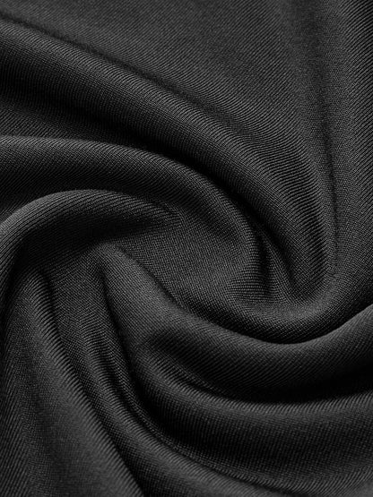 İki Tonlu Tomurcuk Bel Tüp Elbise