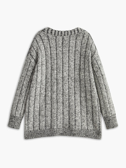 Vintage Cepli Bol Örgü Dış Giyim