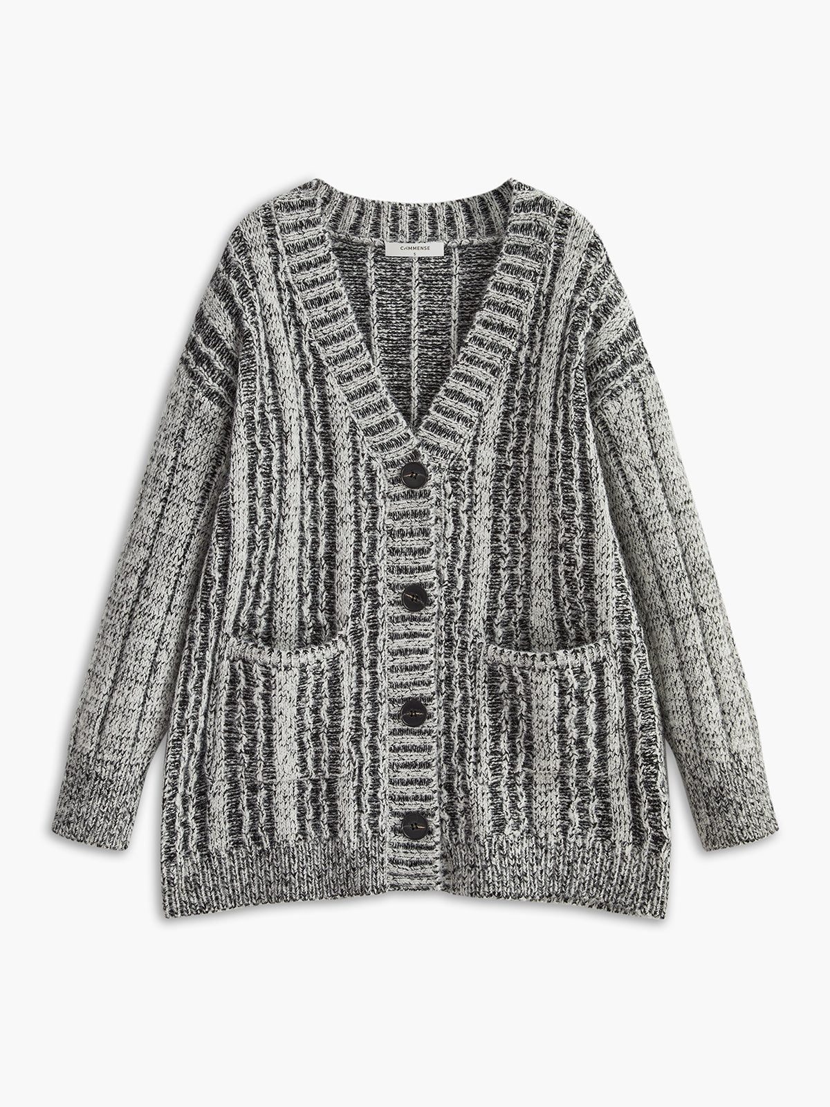 Vintage Cepli Bol Örgü Dış Giyim