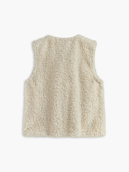 Yumuşak Cepli Polar Yelek