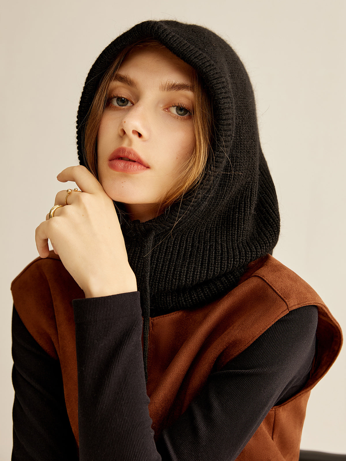 Bağcıklı Sıcak Balaklava Şapka