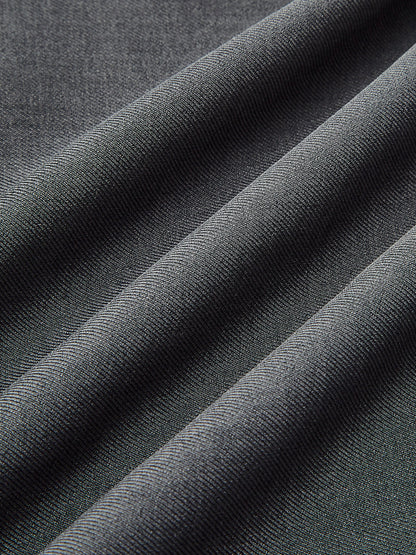 Kontrast Kesimli Pileli Drapeli Pantolon