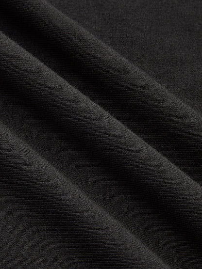 İki Tonlu Omuz Açık Kabarık Kısa Elbise