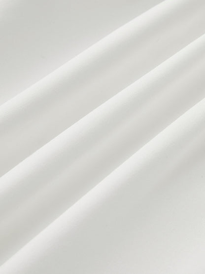 İki Tonlu Omuz Açık Kabarık Kısa Elbise