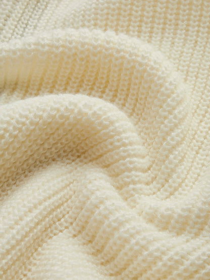 V Yaka Fiyonklu Kaburgalı Hırka