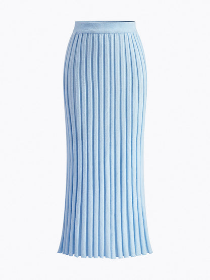 Leisure Pileli Örme Etek