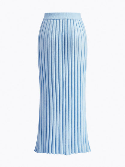 Leisure Pileli Örme Etek