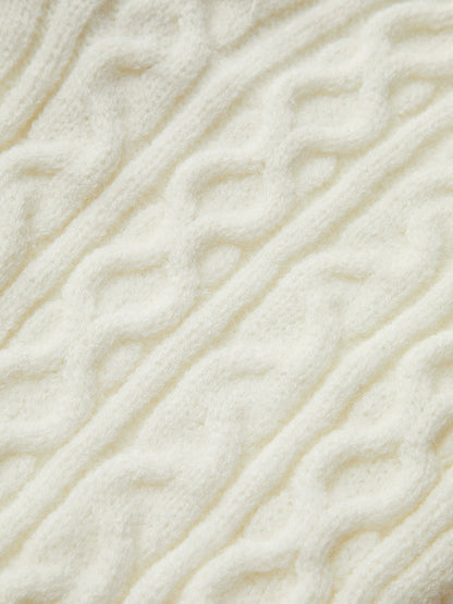 Düğmeli Tokalı Yaka Panelli Örme Dış Giyim