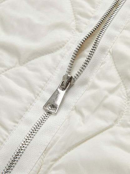 Düğmeli Tokalı Yaka Panelli Örme Dış Giyim