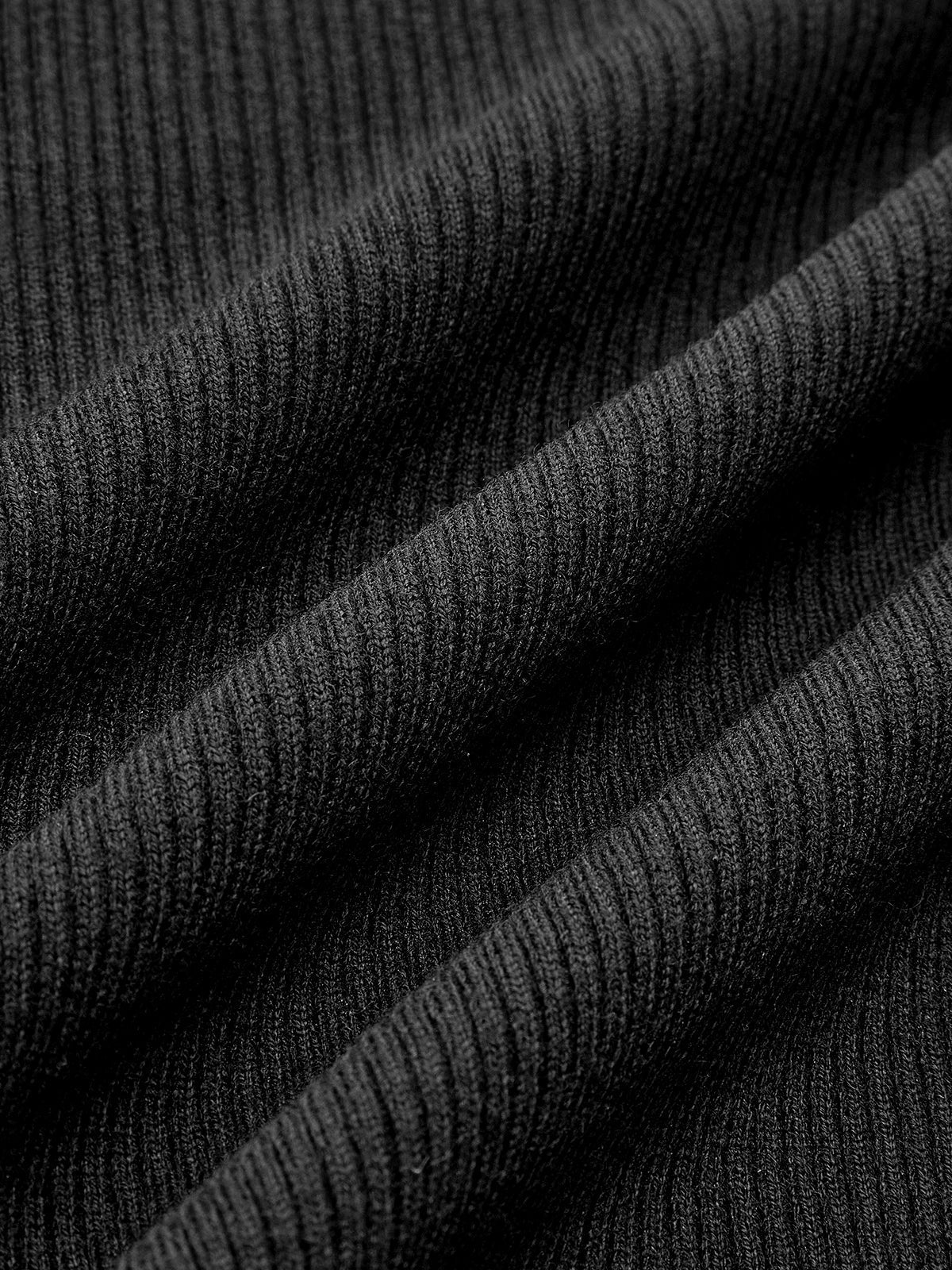 Karamel Asimetrik Yaka Uzun Kollu Örgü Üst