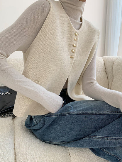 Şık Bölünmüş Kazak Yelek