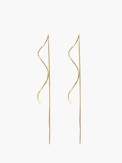 Spiral Püskül Küpeler