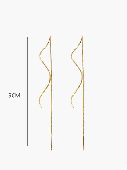 Spiral Püskül Küpeler