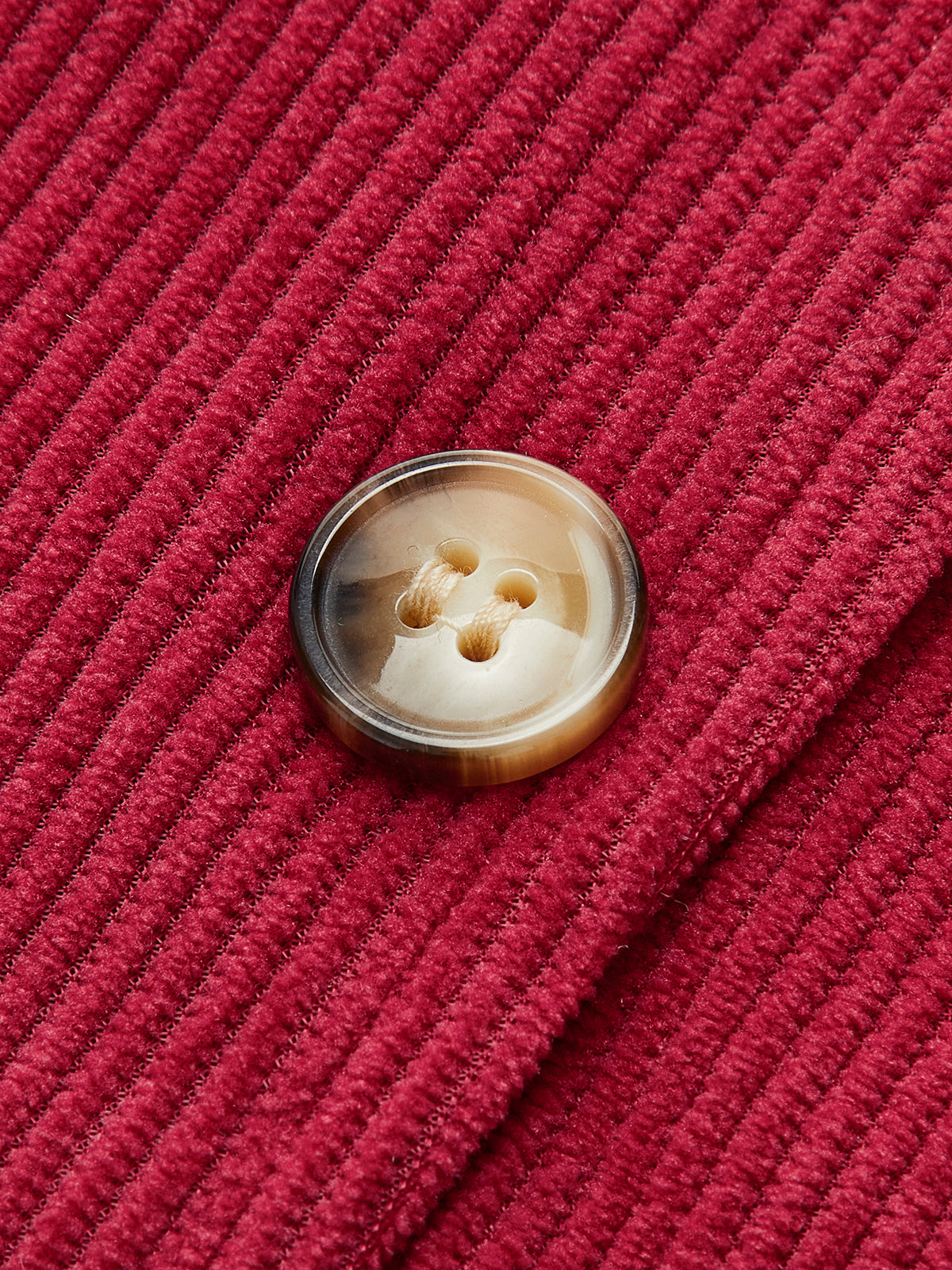 Düğmeli Dekorlu Kadife Fermuarlı Etek