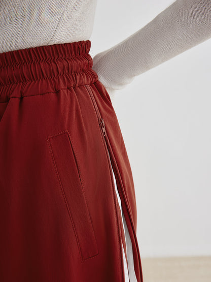 Spor Şık Yan Çizgili Bağcıklı Pantolon