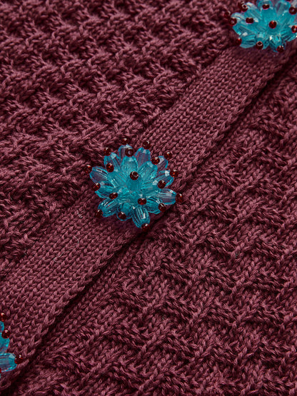 Düğme Detaylı Cepli Fit Cardigan