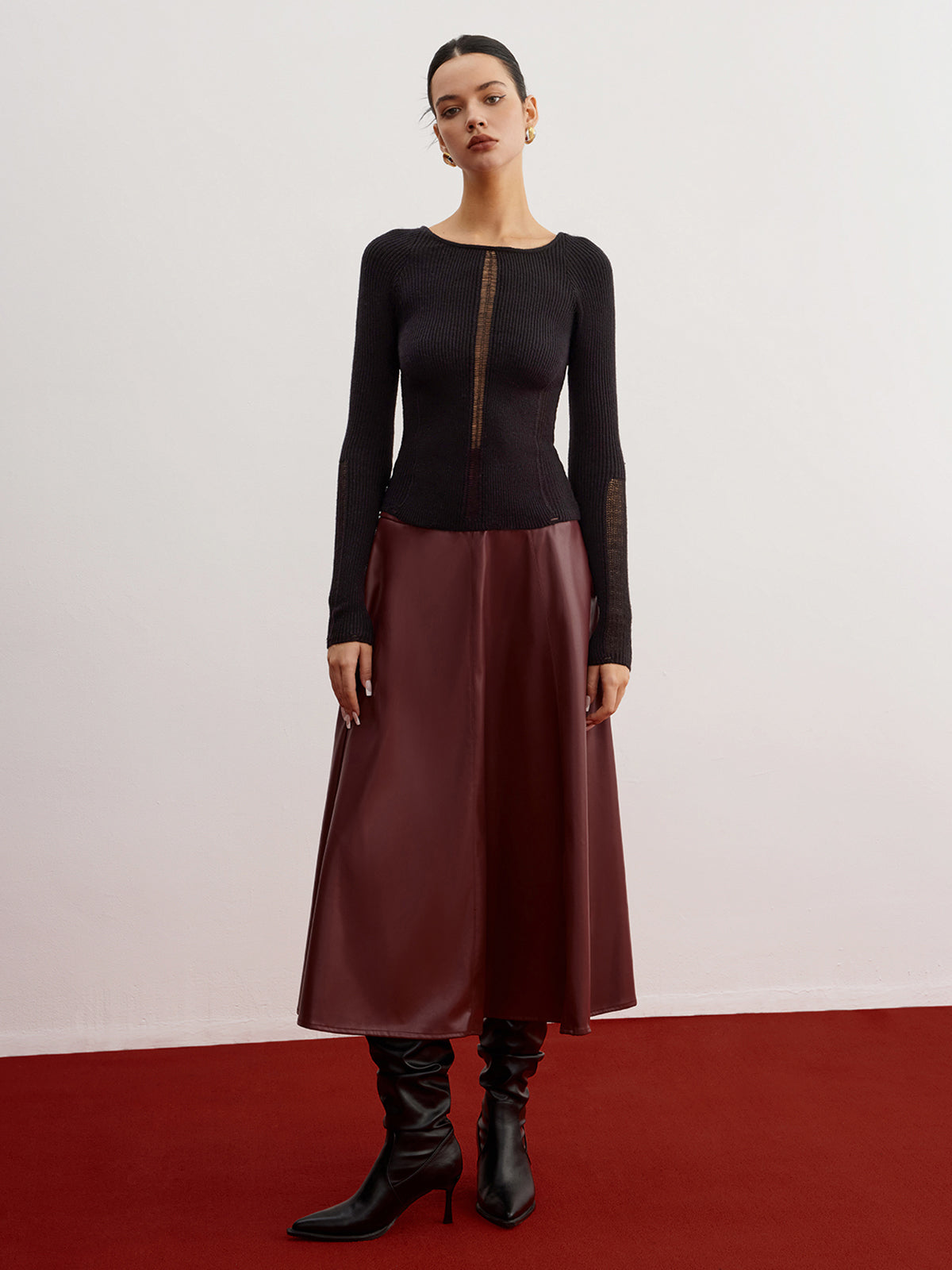 Şeffaf Panelli İnce Kazak