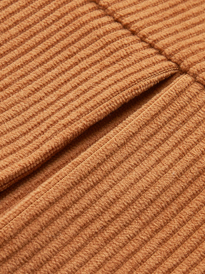 Kadife Pileli Mini Etek