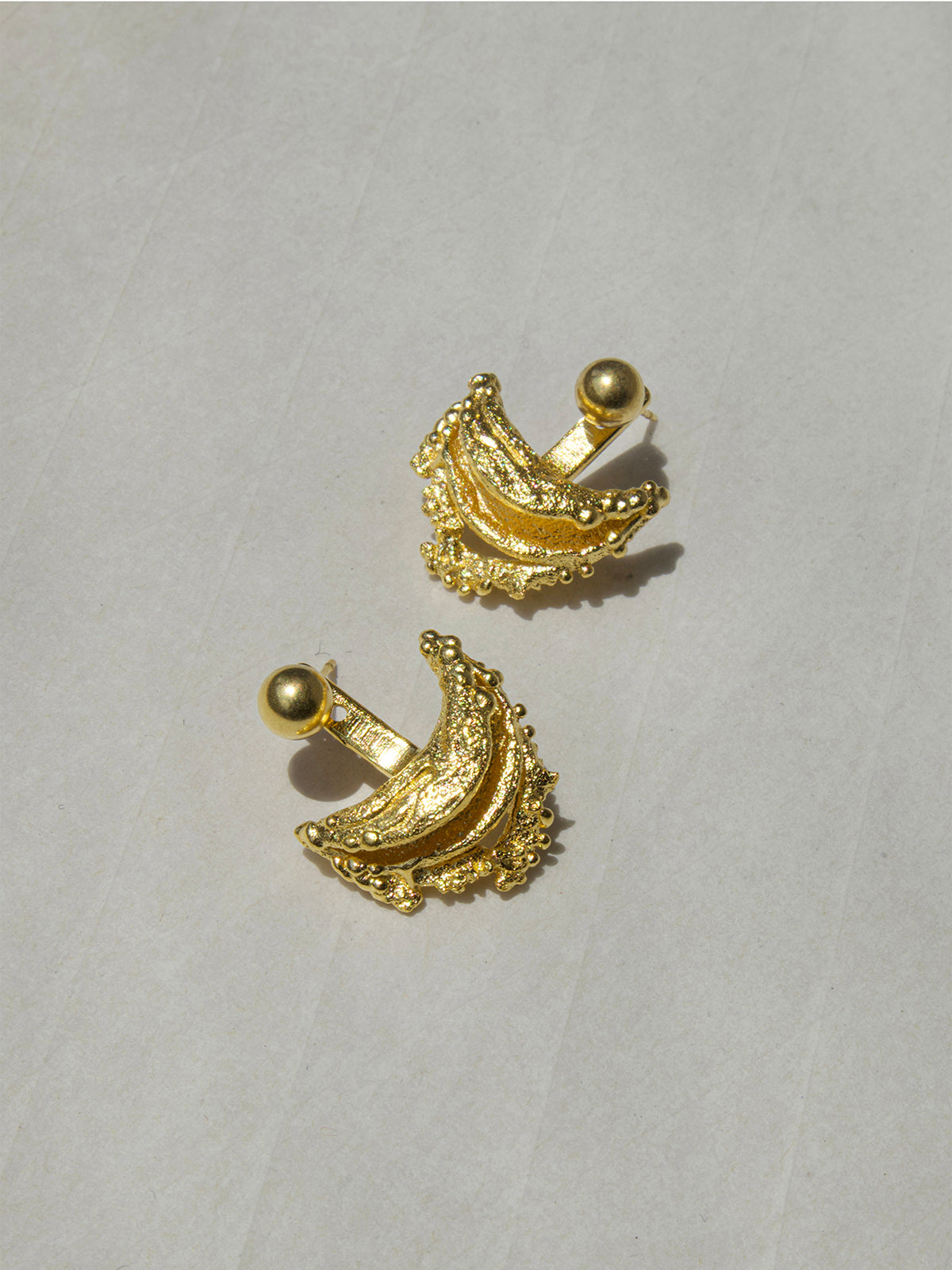 Retro Düzensiz Kavisli Küpeler