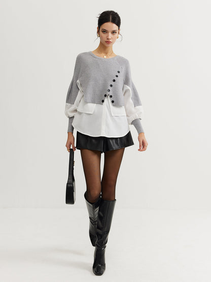 Renk Bloklu Panel Örgü Üst