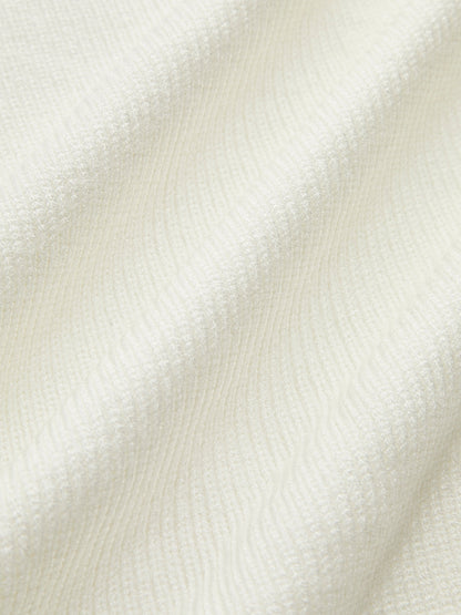 Çapraz Yaka Soğuk Omuzlu Kazak