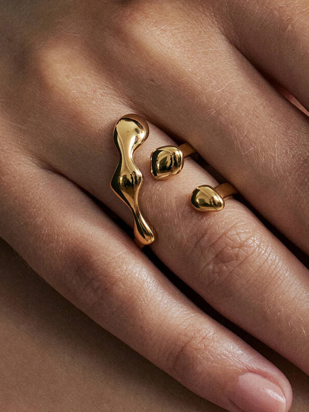 Sıvı Lava Ayarlanabilir Açık Halka