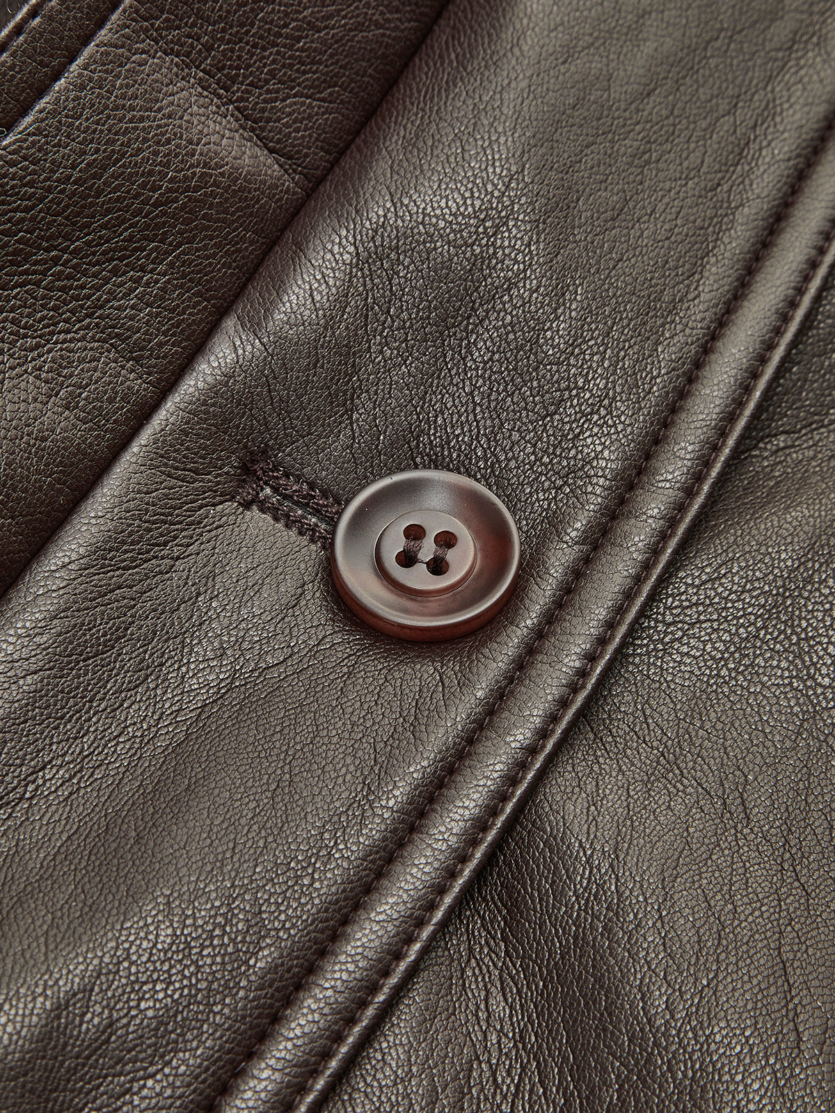 Polar PU Deri Kemerli Ceket