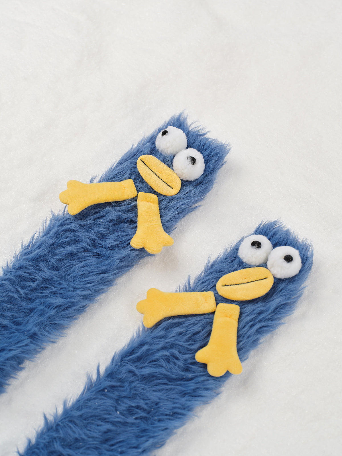 Karikatür Mercan Kadife Orta Boy Çoraplar