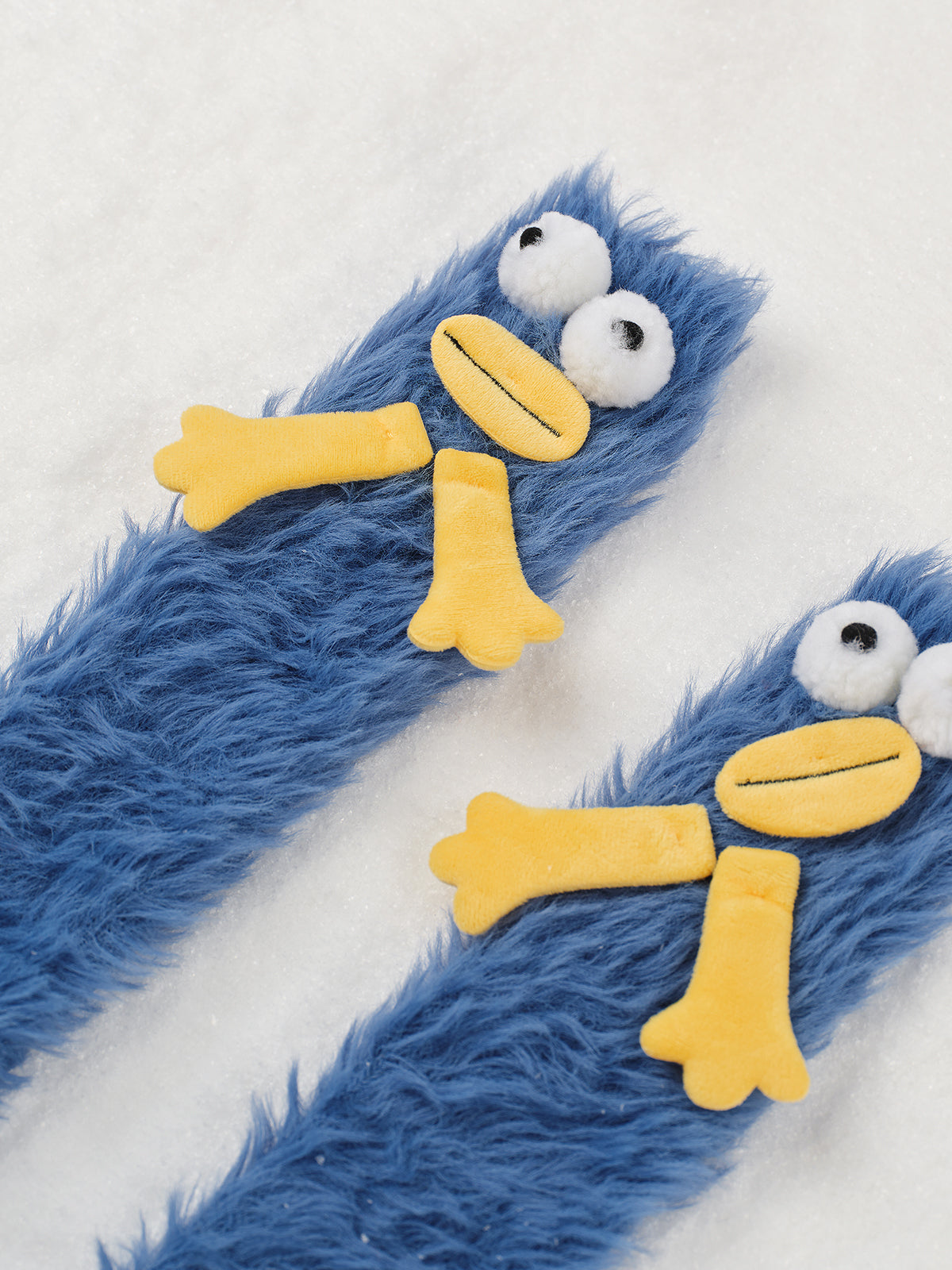 Karikatür Mercan Kadife Orta Boy Çoraplar