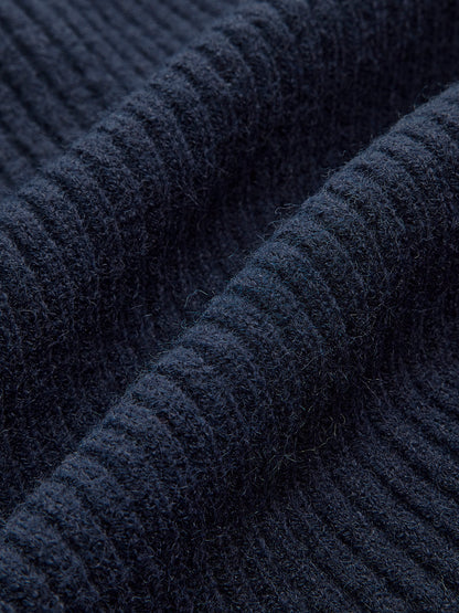 Düğmeli Yırtıklı Hırka