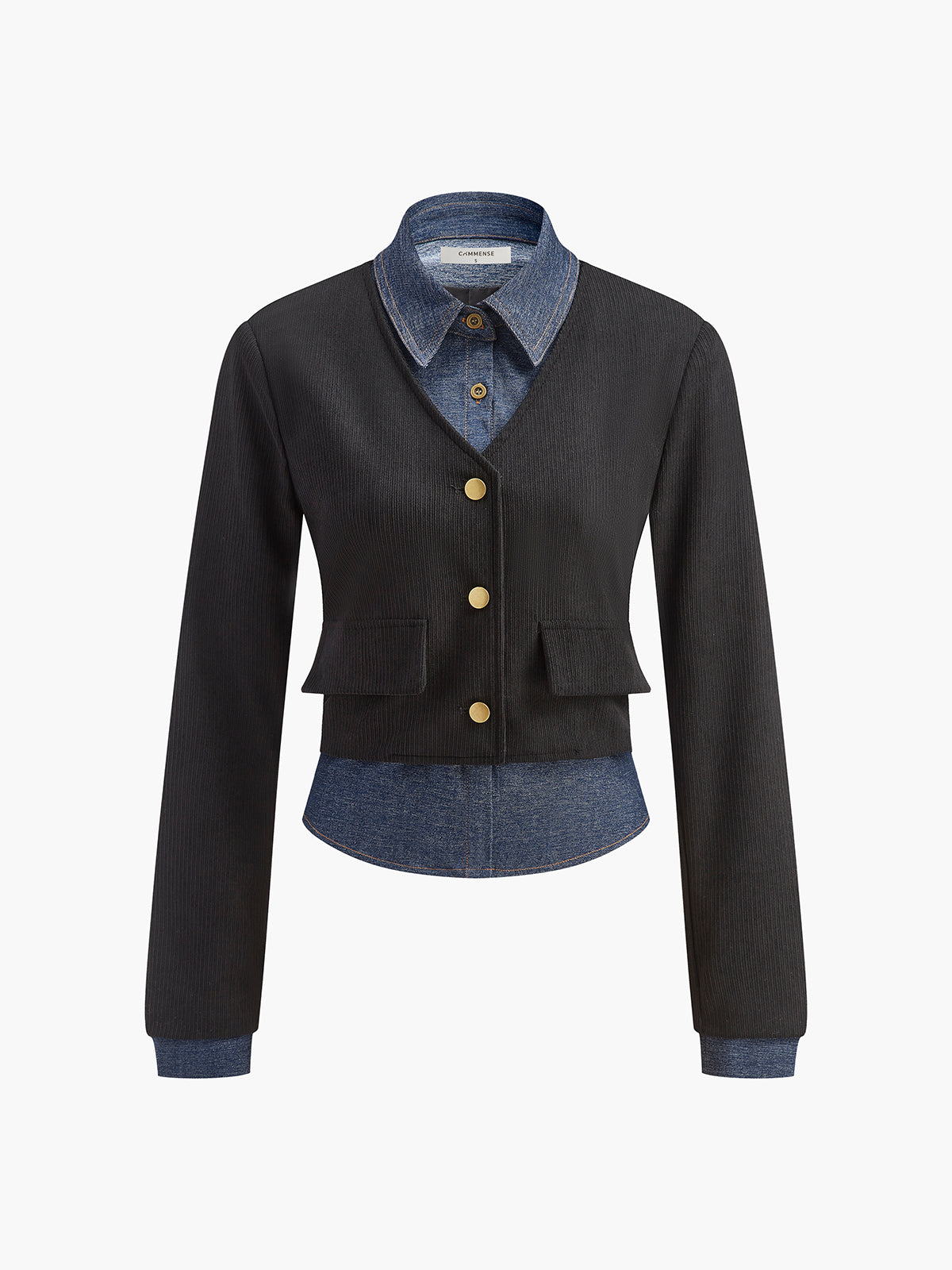 2'si 1 Arada Kot Panel Polo Tişört